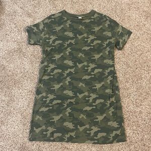 Old Navy Camo T-shirt Dress